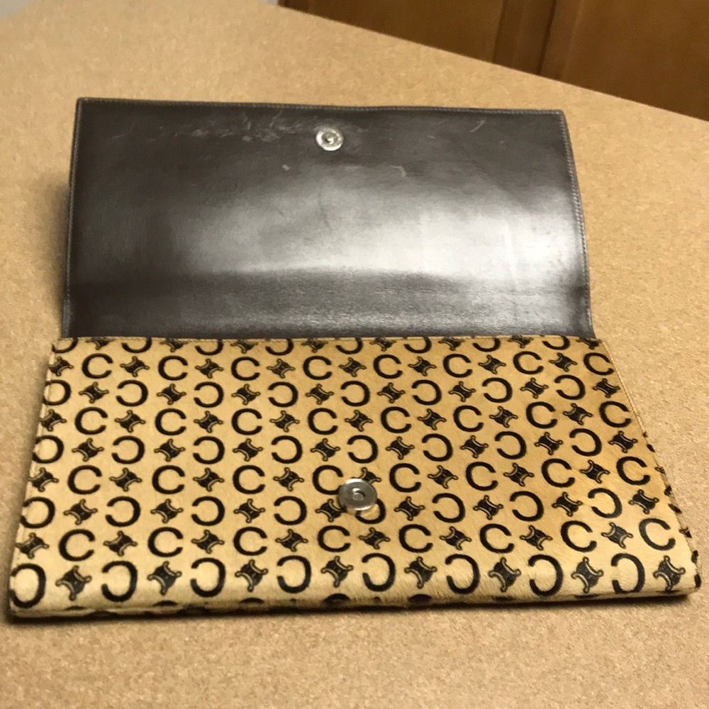 Celine  Exclusive Large Calf Hair Clutch Bag💥sale - Picture 5 of 8